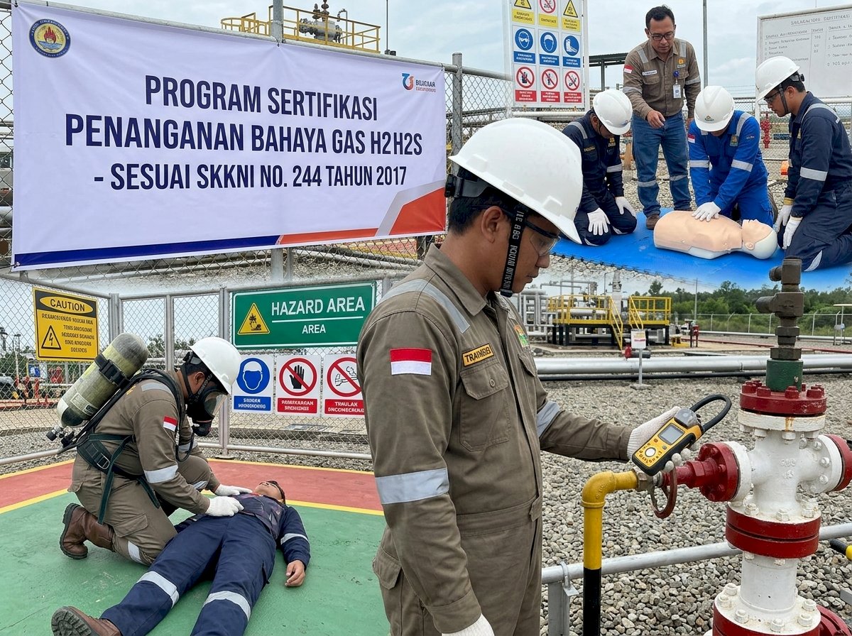 Penanganan Bahaya Gas H2S